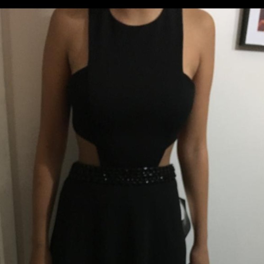 Black prom dress size 3/4